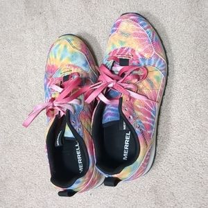 Tie-dye Merrell women's shoes 8